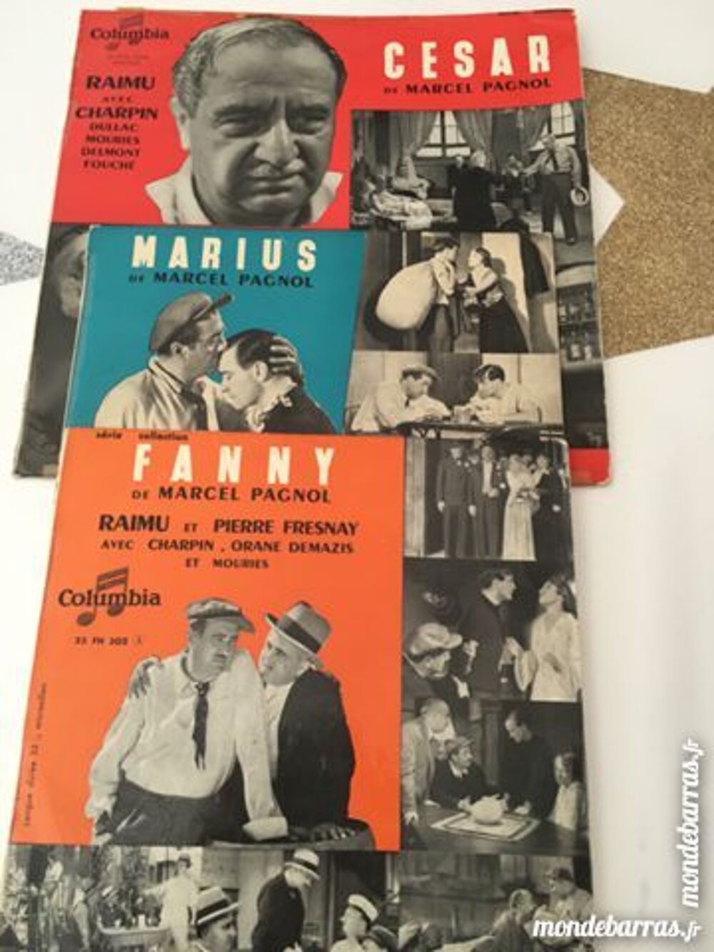 Vinyls anciens trilogie pagnol marius fanny cesar CD et vinyles