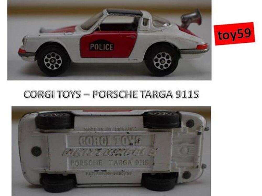 CORGI TOYS - PORSCHE TARGA 911S 'POLICE' Livres et BD