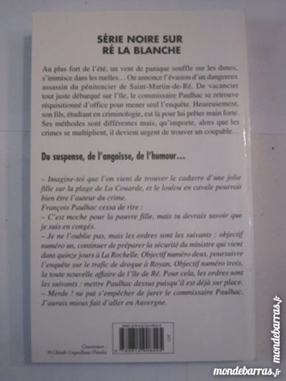 SERIE NOIRE SUR RE LA BLANCHE policier Livres et BD