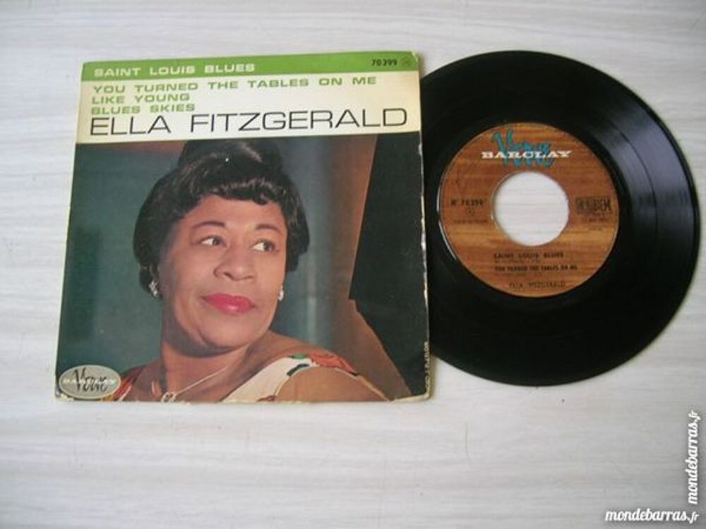 45 TOURS EP ELLA FITZGERALD Saint Louis blues CD et vinyles