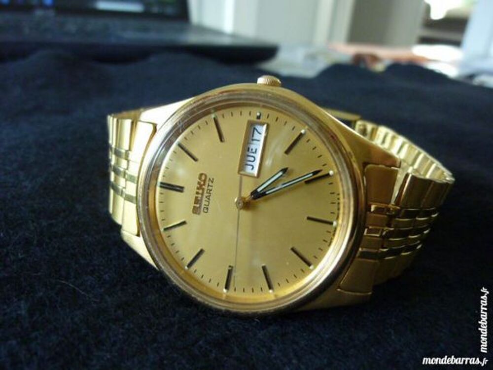 SEIKO montre jour date homme SEI0142 Bijoux et montres