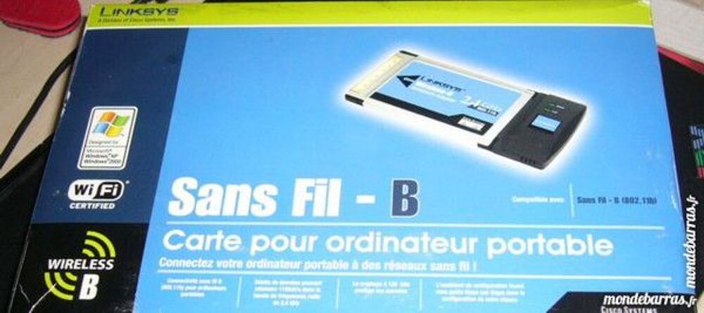 carte WIFI Wireless PCMCIA Lynksys neuve Matériel informatique