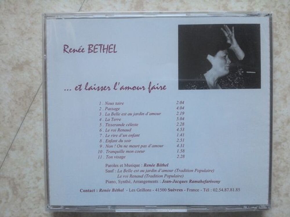 REN&Eacute;E BETHEL
ET LAISSER L'AMOUR FAIRE
2000 CD et vinyles