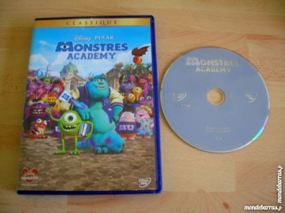 DVD MONSTRES ACADEMY - Walt Disney DVD et blu-ray