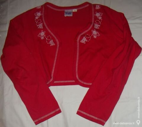 Gilet court - rouge - enfant 4 Pont-Pan (35)