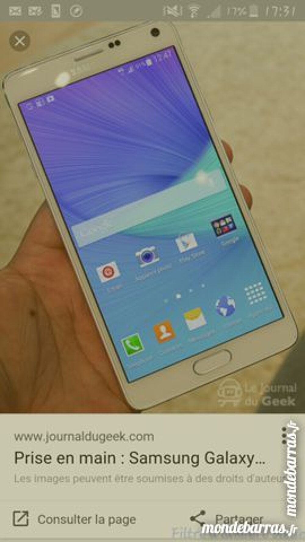 Samsung galaxy note 3 lite blanc Tlphones et tablettes