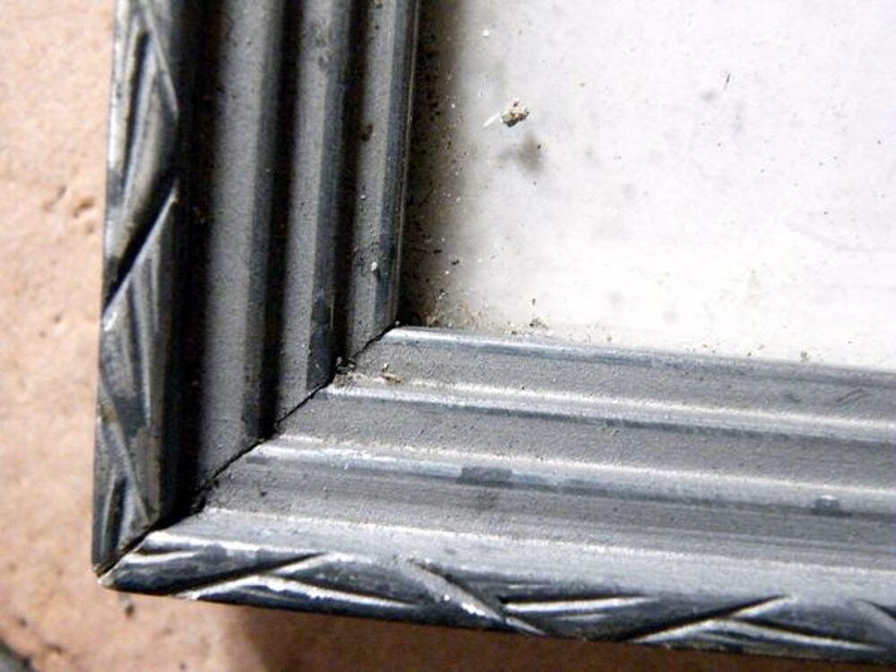4 cadres plaque argent 32X43 Décoration