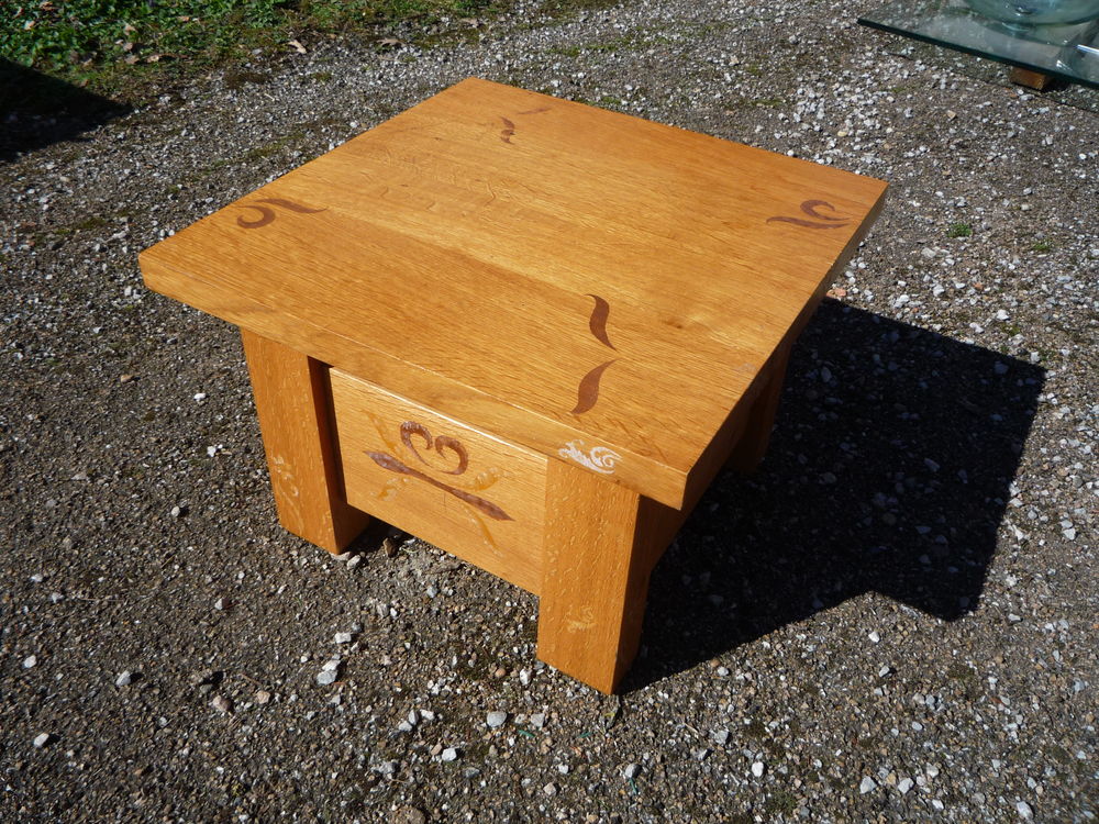 Table basse en massif/design Bricolage