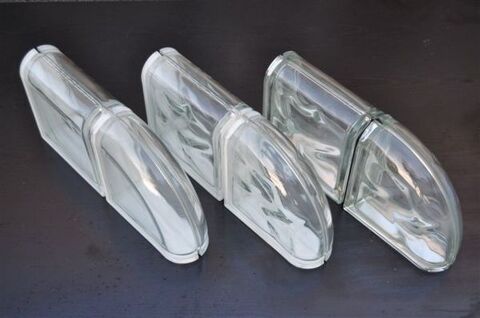 Briques de verre de terminaison/finition/bordure arrondie 10 Saint-Pierre (97)