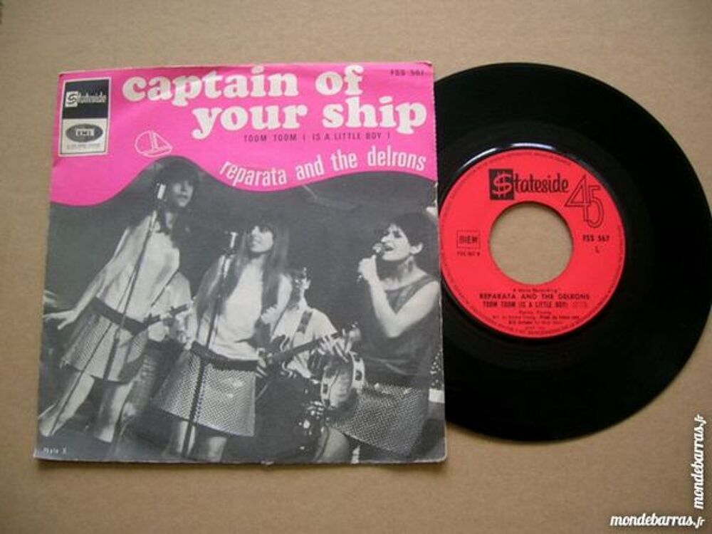 45 TOURS REPARATA AND THE DELRONS Captain of your CD et vinyles