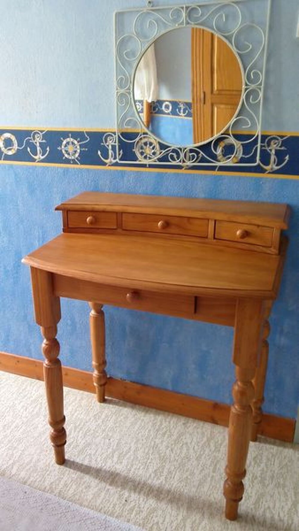 Chambre pin massif ensemble ou en pi&egrave;ces d&eacute;tach&eacute;es Meubles