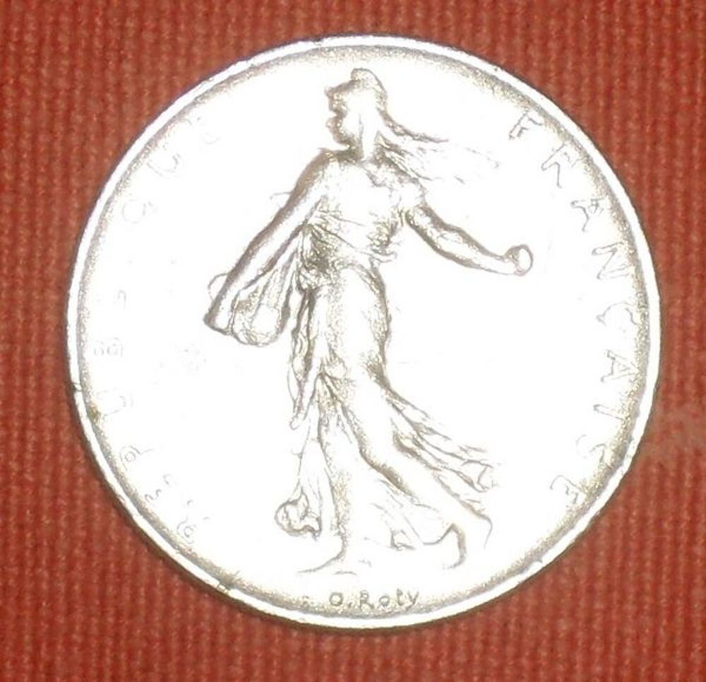Pi&egrave;ce de 1 Franc Semeuse ann&eacute;e 1960 