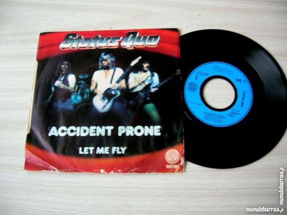 45 TOURS STATUS QUO Accident prone CD et vinyles