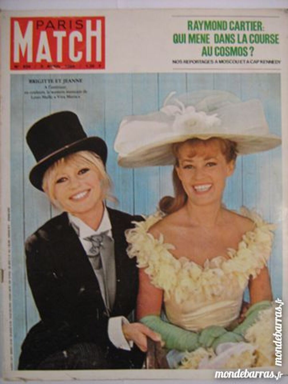 PARIS MATCH N&deg; 834 avec BRIGITTE BARDOT Livres et BD