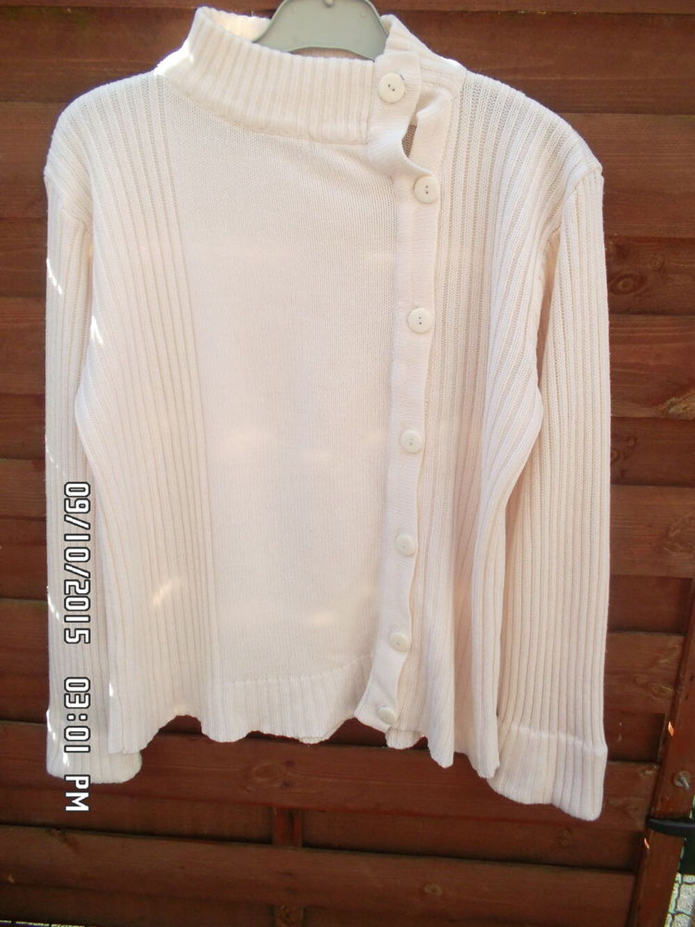 GILET ECRU*JUSTE 3E*KIKI60230 Vêtements