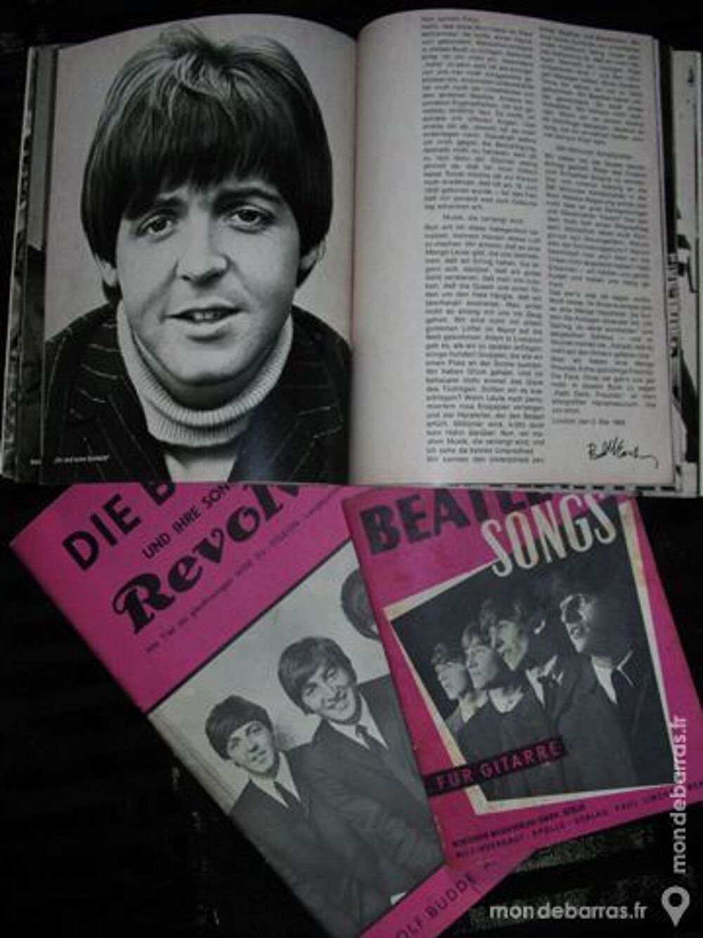 3 livres 'BEATLES' rare Instruments de musique