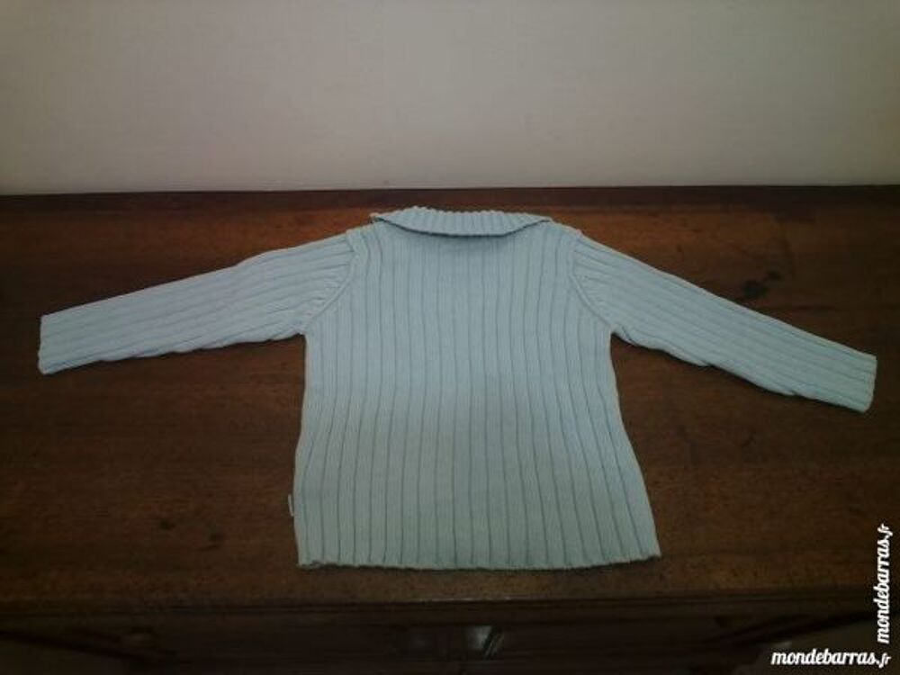 Pull de coton bleu clair Oka&iuml;di 5 ans Vêtements enfants
