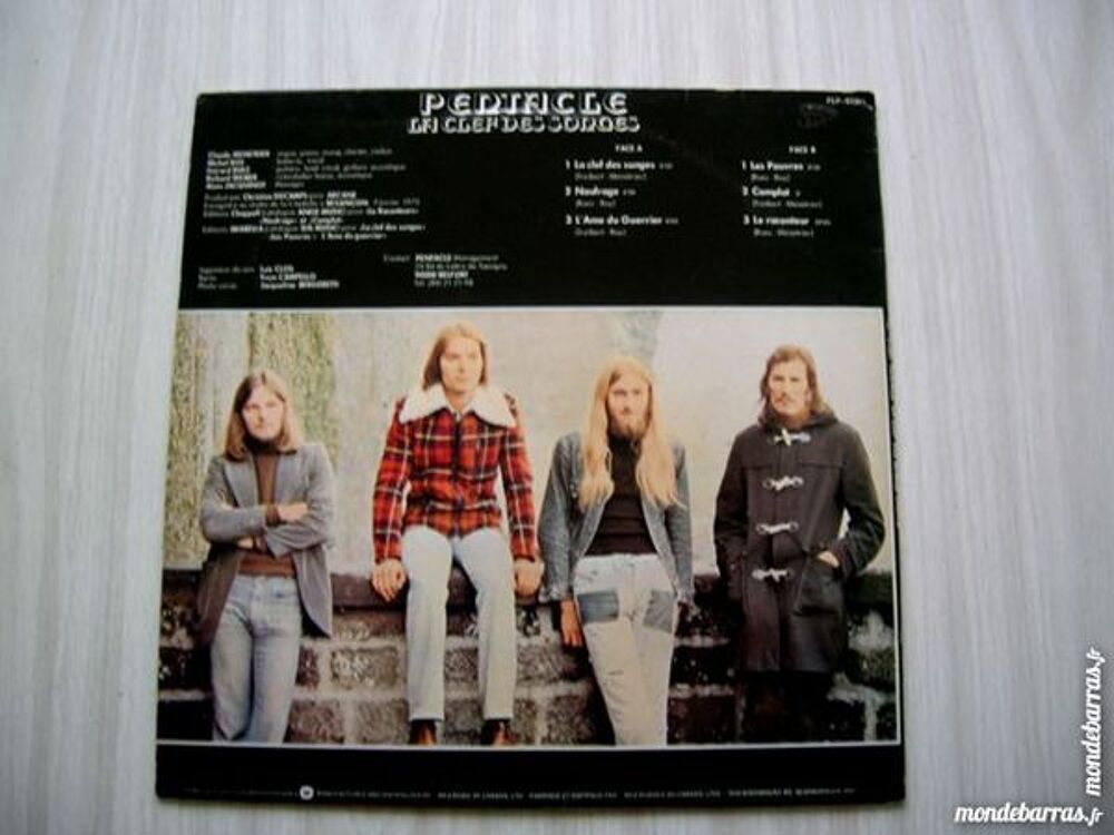 33 TOURS PENTACLE La clef des songes ORIGINAL CD et vinyles