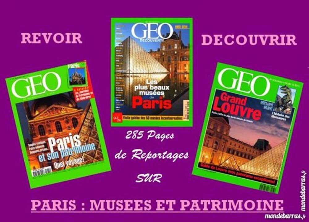 PARIS - mus&eacute;es et patrimoine / prixportcompris Livres et BD