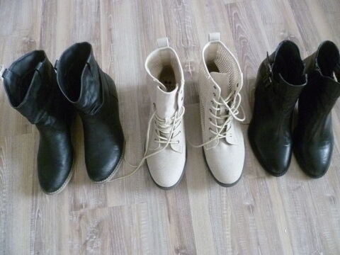 A VENDRE 3 PAIRES DE BOTTINES 80 Darntal (76)