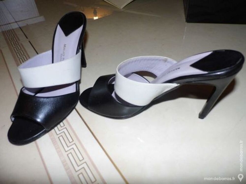 Paris 19eme Escarpins Maud bicolores, pointure 37 Chaussures