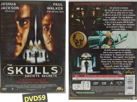 DVD: THE SKULLS - SOCIETE SECRETE 3 Mons-en-Barul (59)