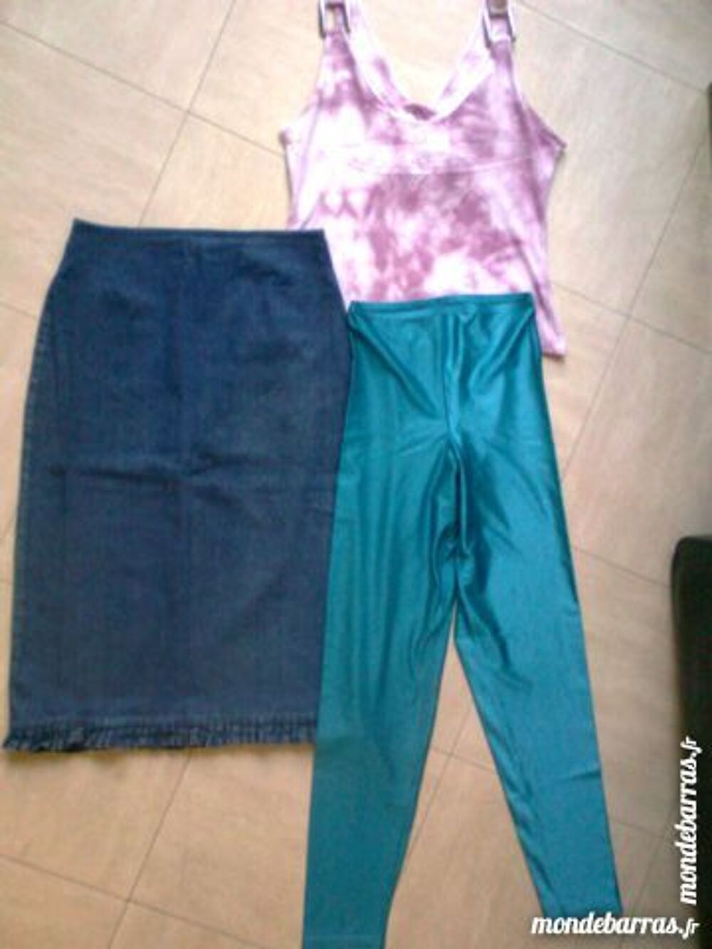 36 - jupe jean, 2 hauts, collant - zoe Vêtements