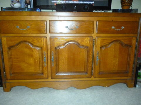 buffet bas +canap d angle +fauteuil +table ovale+rallonge 0 Sainte-Savine (10)