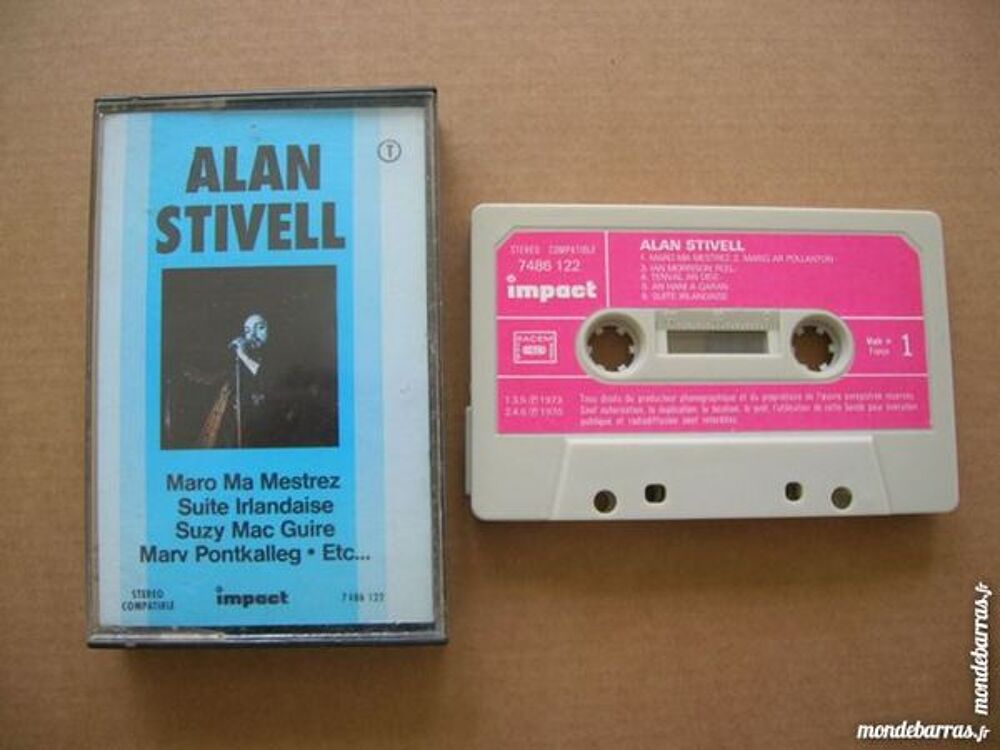 K7 ALAN STIVELL Alan Stivell - RARE CD et vinyles