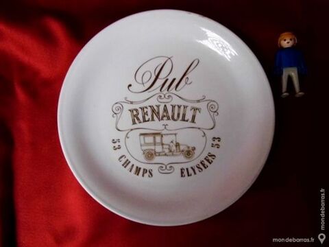 Assiette publicitaire RENAULT BAUSCHER WEIDEN 10 Dunkerque (59)