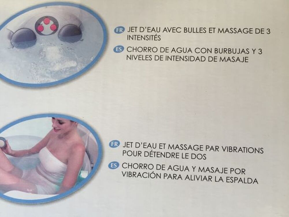 Masseur a bulles avec jets Electroménager