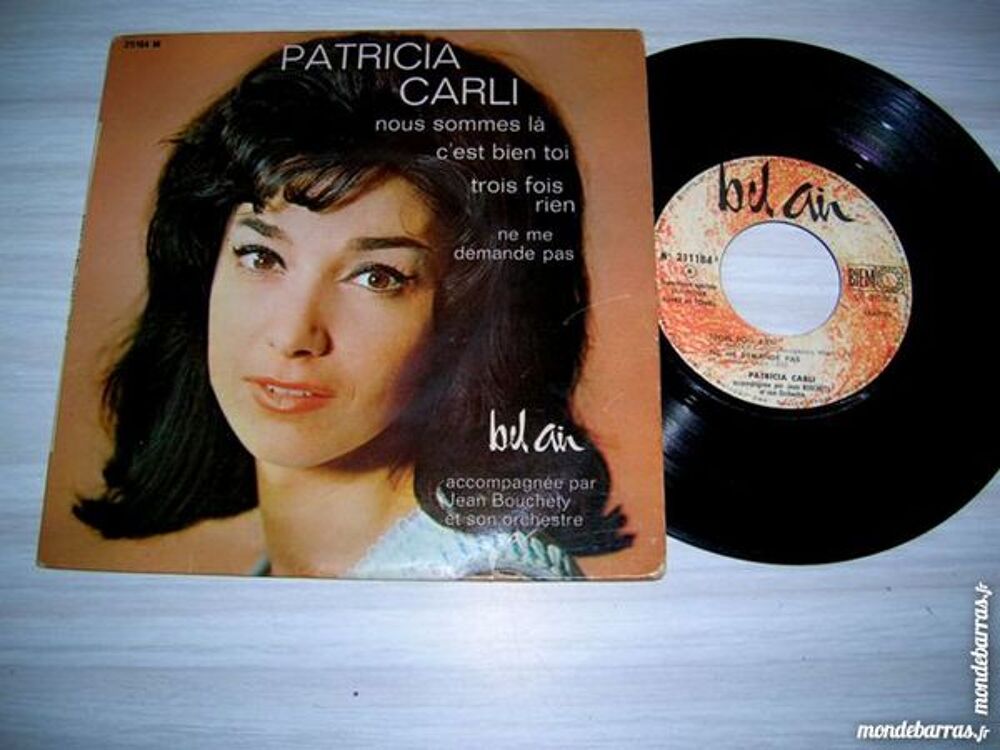 EP PATRICIA CARLI Nous sommes tous l&agrave; CD et vinyles