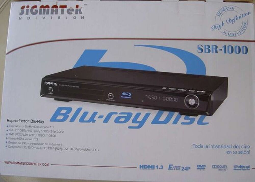 vends lecteur Blue ray SIGMATEK SBR 1000 DVD et blu-ray