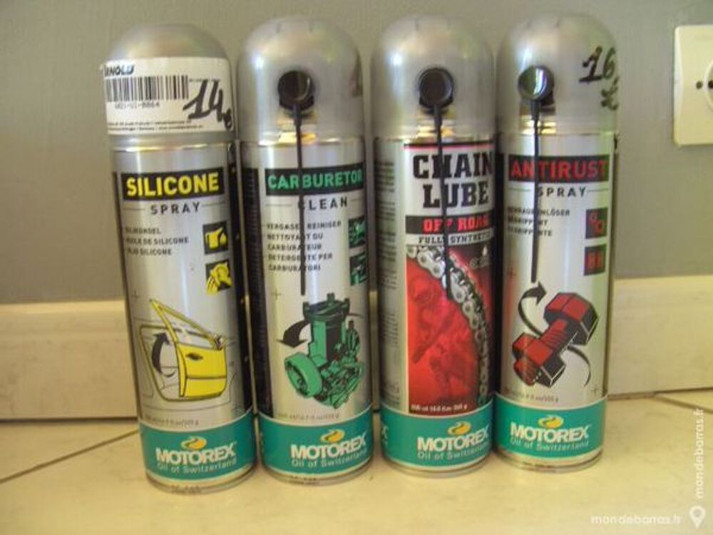 Lubrifiant de chaine,filtre &agrave; air,d&eacute;grippant Bricolage
