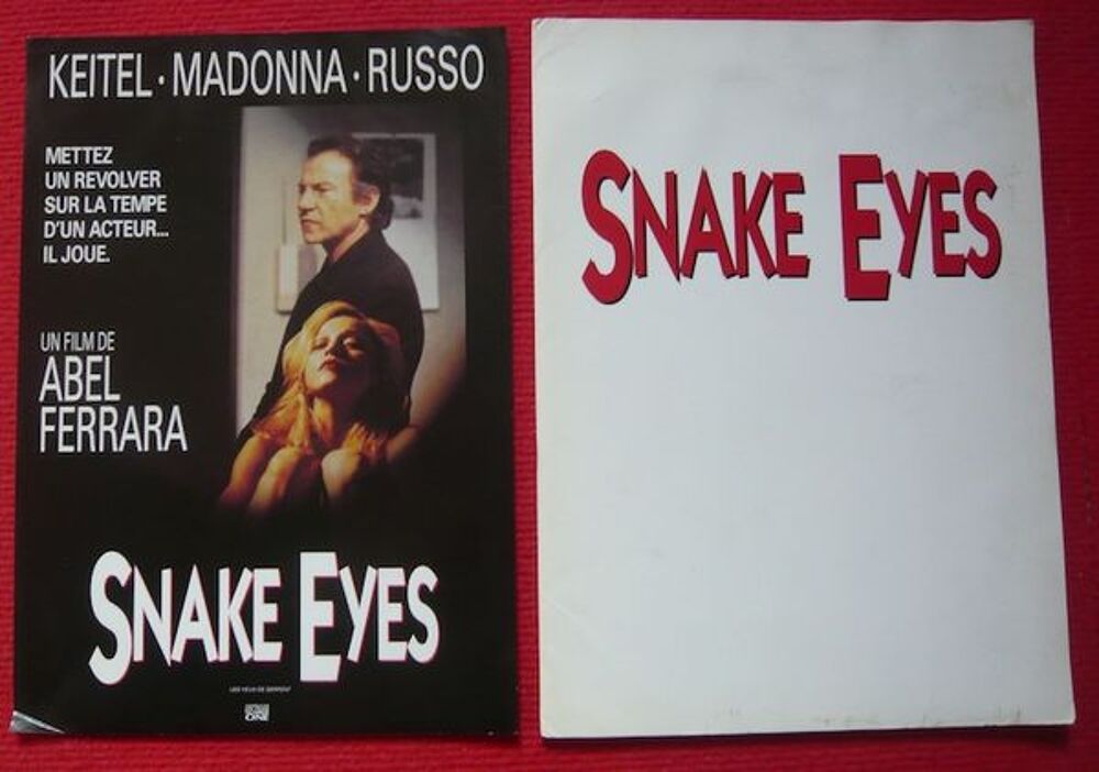 Dossier de presse de Snake Eyes (1993) - Abel Ferrara Livres et BD