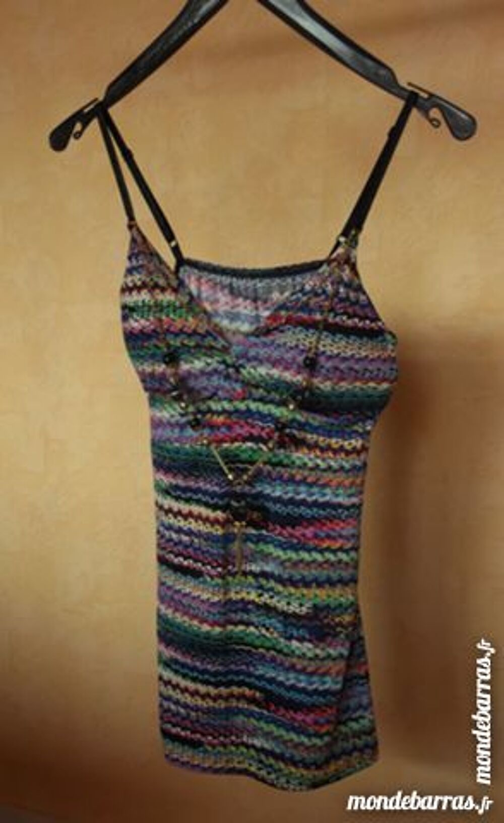 D&eacute;bardeur multicolore neuf avec collier amovible Vêtements