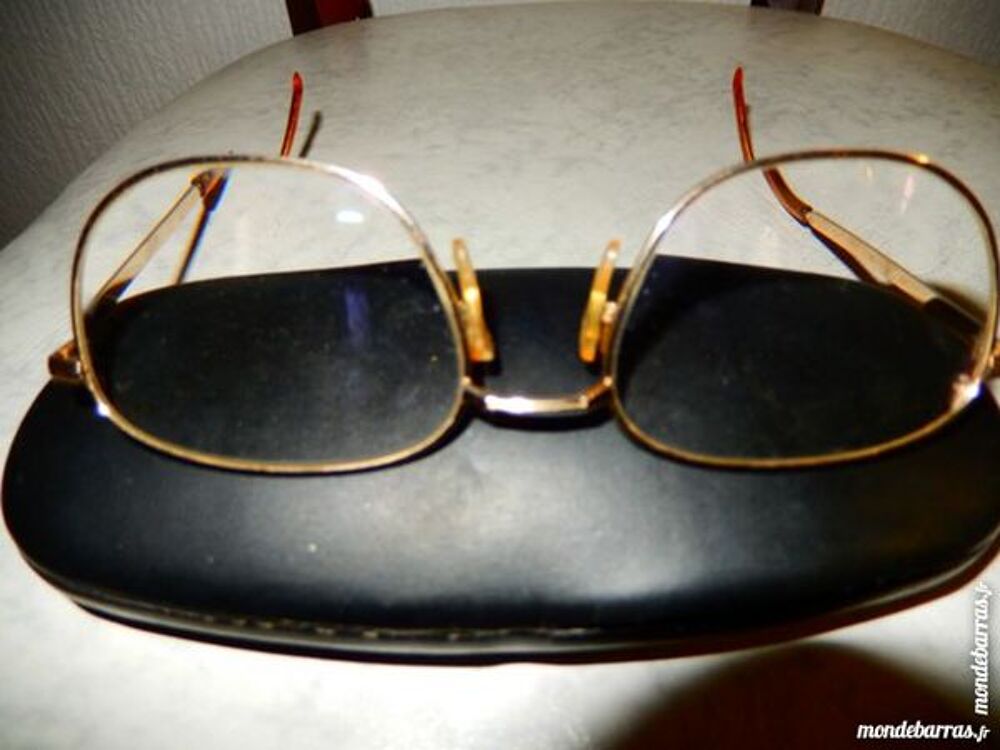 monture m&eacute;tal dor&eacute; lunettes de vue homme Bijoux et montres