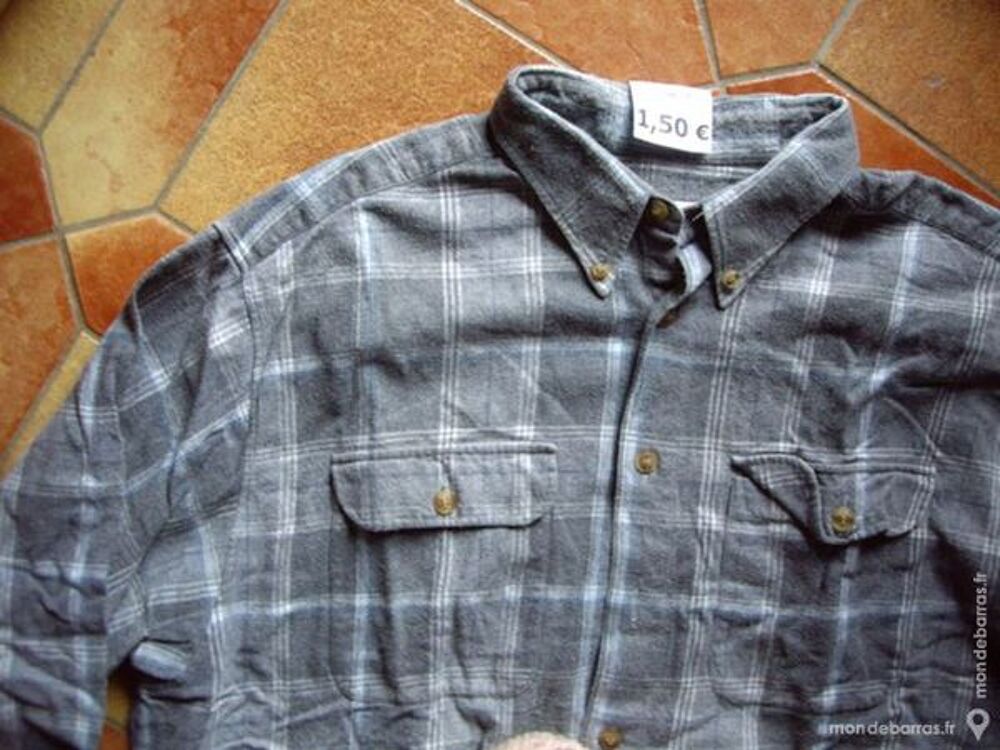 CHEMISES Homme MANCHES LONGUES T.XXL Vêtements