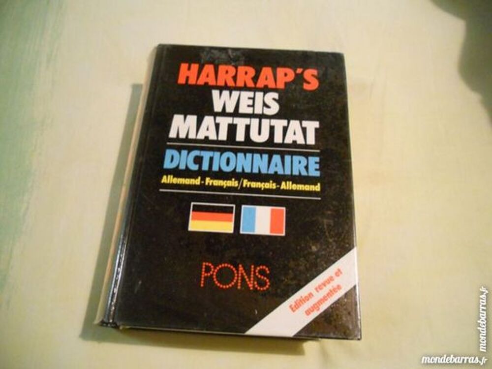 DICTIONNAIRE HARRAP S ALLEMAND FRANCAIS Livres et BD