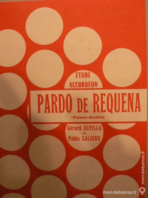 Accordeon: PARDO DE REQUENA de PAUL CHALIER 1 Clermont-Ferrand (63)