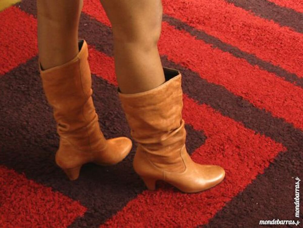 Bottes cuir Chaussures