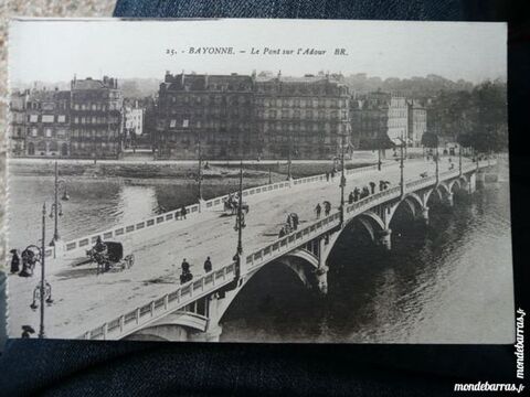 Carte postale Bayonne Le Pont sur L'adour 4 Bordeaux (33)