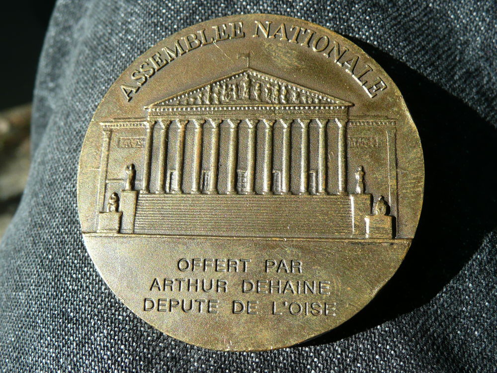 M&eacute;daille Assembl&eacute;e Nationale 