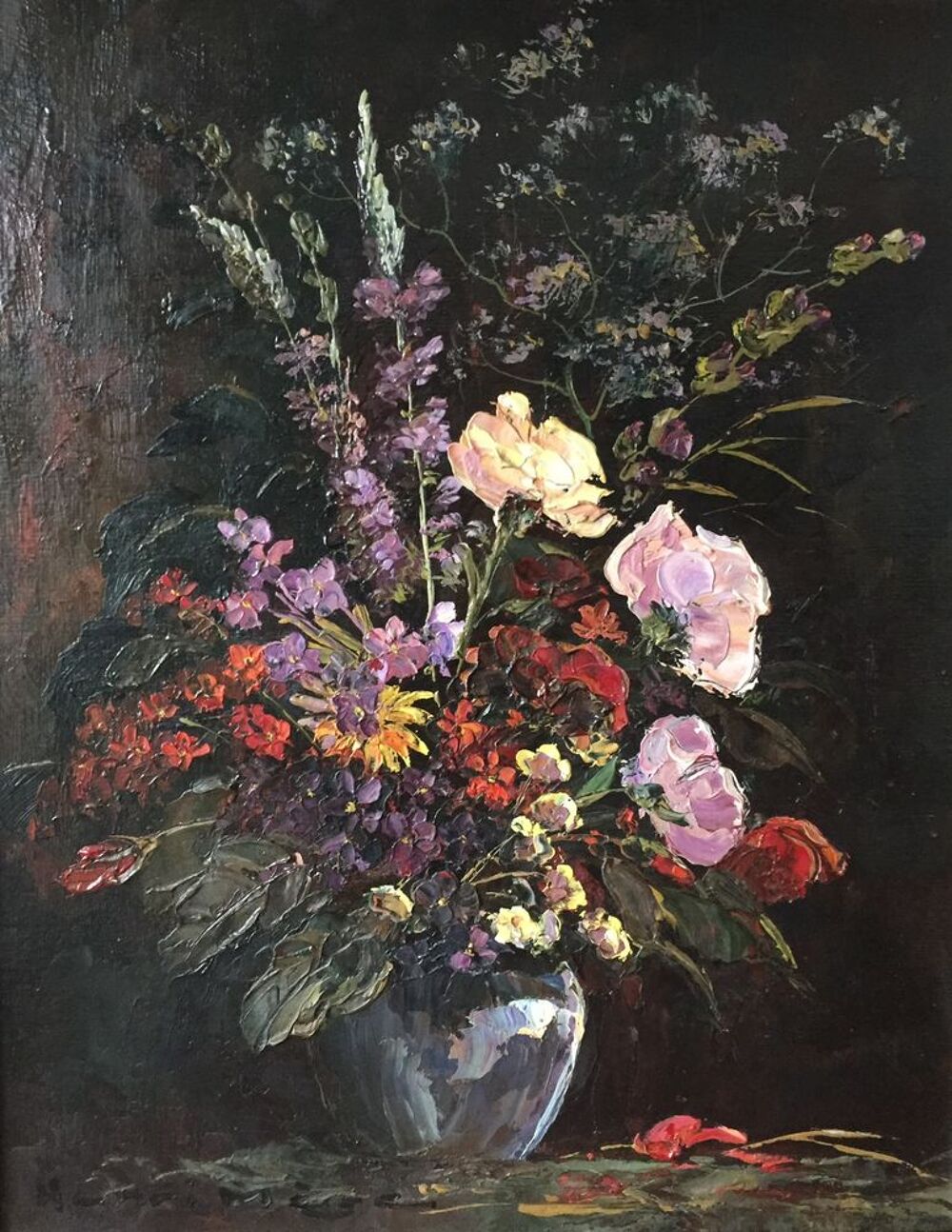 Tableaux peintre Henri M&egrave;ge 
