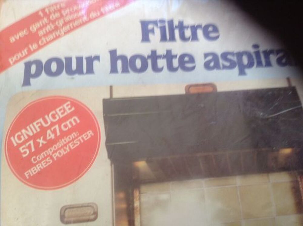  Filtre de hotte aspirante Electroménager