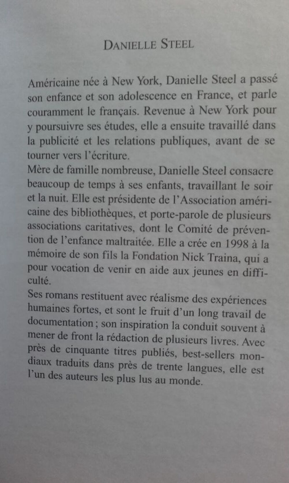 Livre de DANIELLE STELL Livres et BD