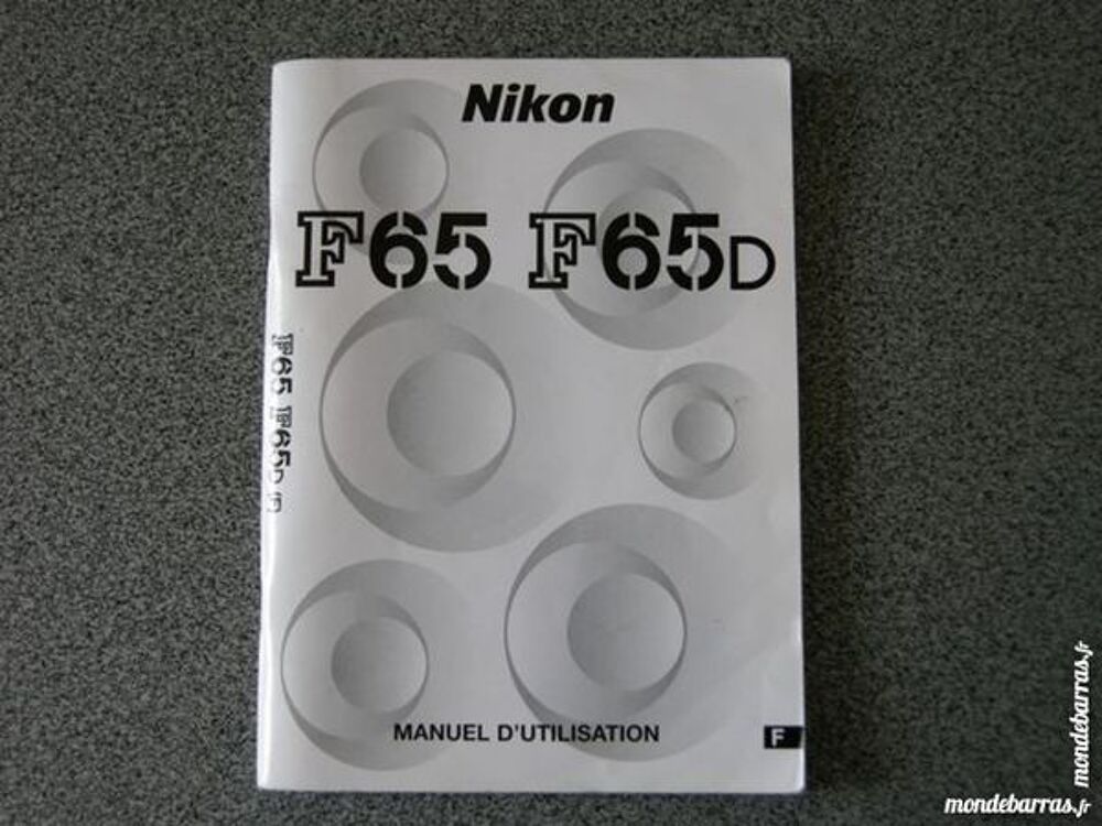 Mode d'emploi du NIKON F65-F65D Photos/Video/TV
