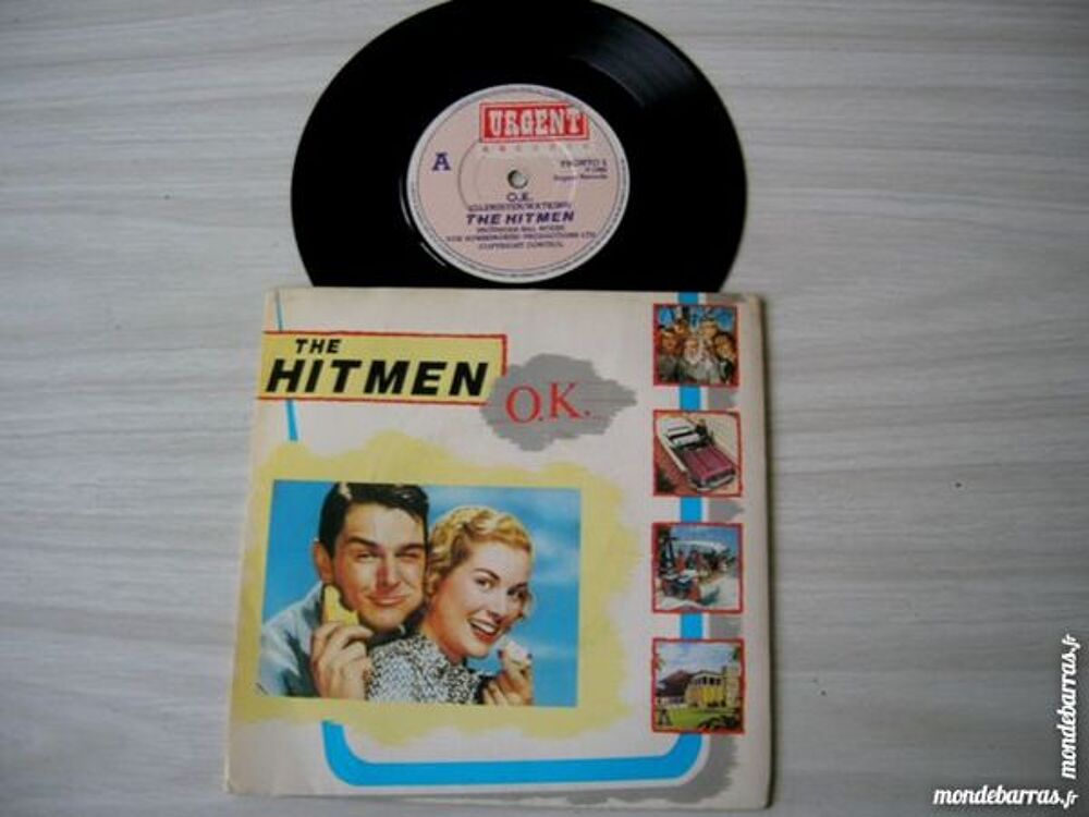 45 TOURS THE HITMEN O.K - NEW WAVE - ORIGINAL UK CD et vinyles