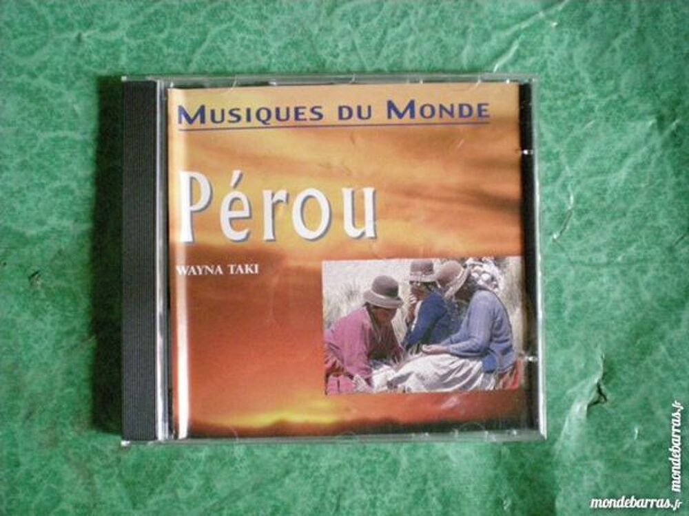 CD Musiques du monde P&eacute;rou &laquo; Wayna taki &raquo; CD et vinyles