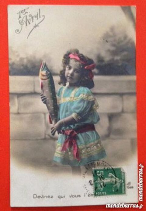 Carte postale ancienne 1er avril 5 Nice (06)